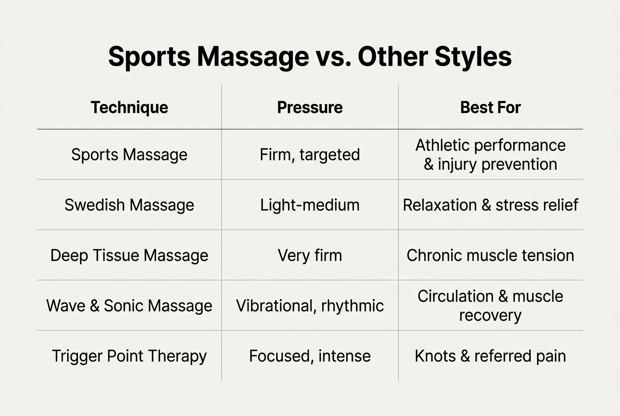 What happens during a typical session — sports massage therapist