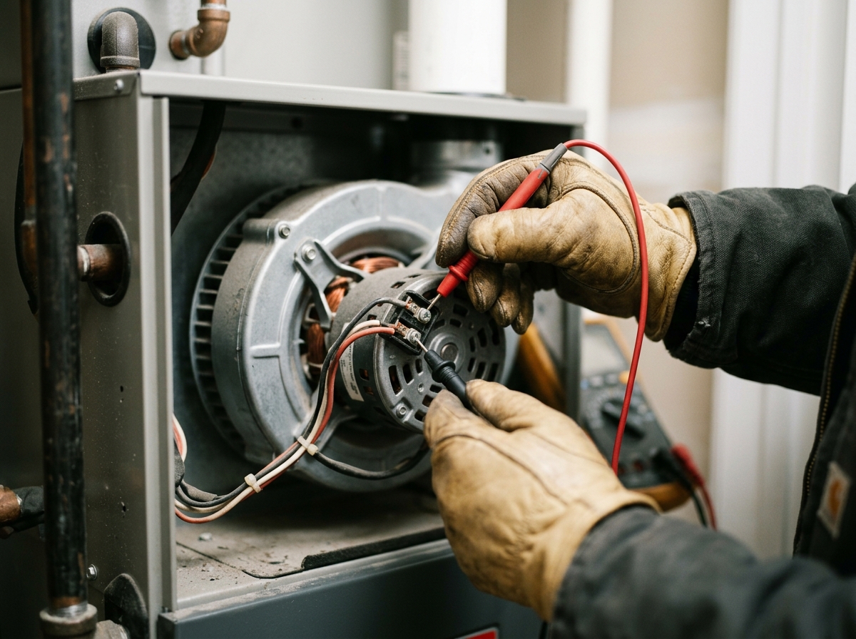 How a Furnace Draft Inducer Motor Works — furnace inducer motor replacement