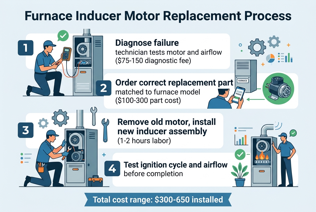 Warning Signs Your Inducer Motor Is Failing — furnace inducer motor replacement
