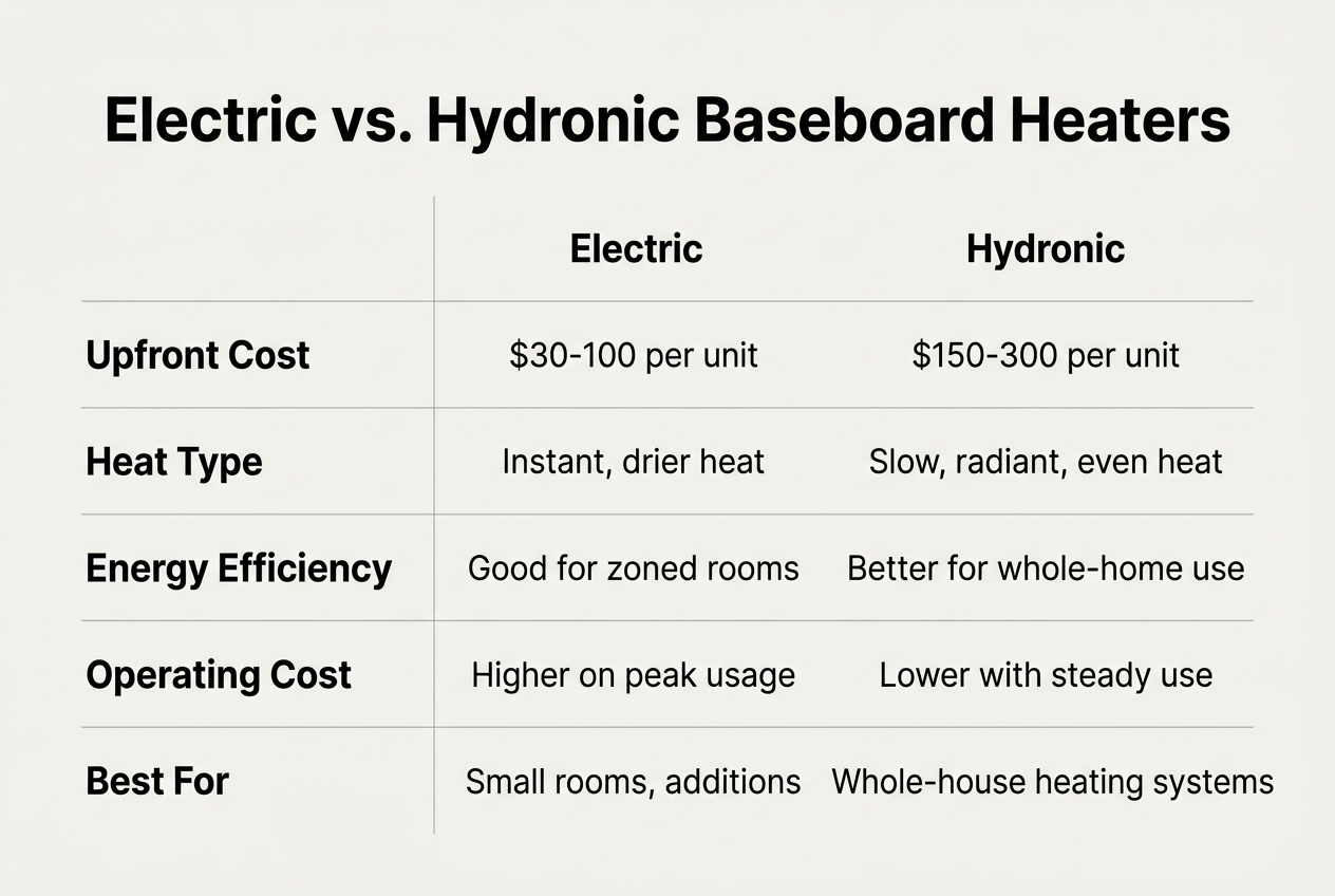 How Baseboard Heating Works — energy efficient baseboard heaters