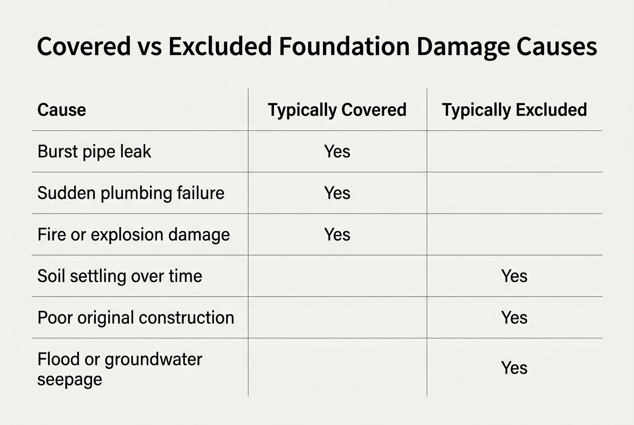 How a House Foundation Works and Why It Fails — does home insurance cover foundation repair