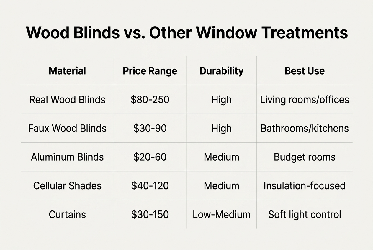 wood blinds