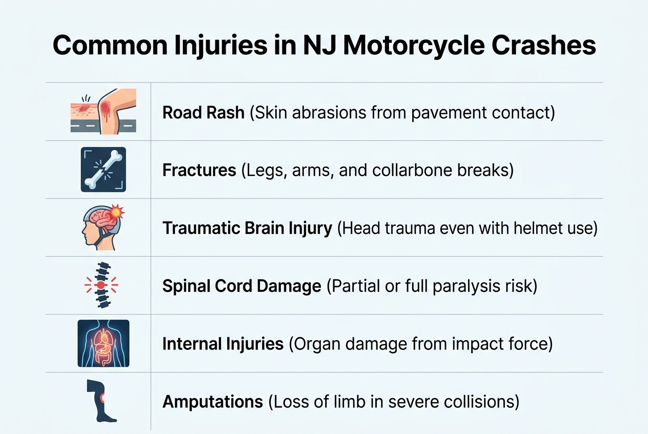 Common Causes of Motorcycle Accidents in New Jersey — motorcycle accident lawyer new jersey