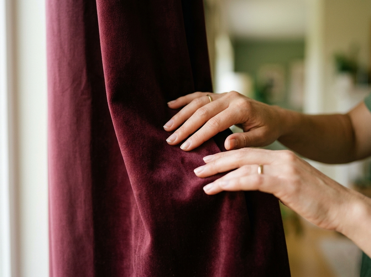 velvet curtains
