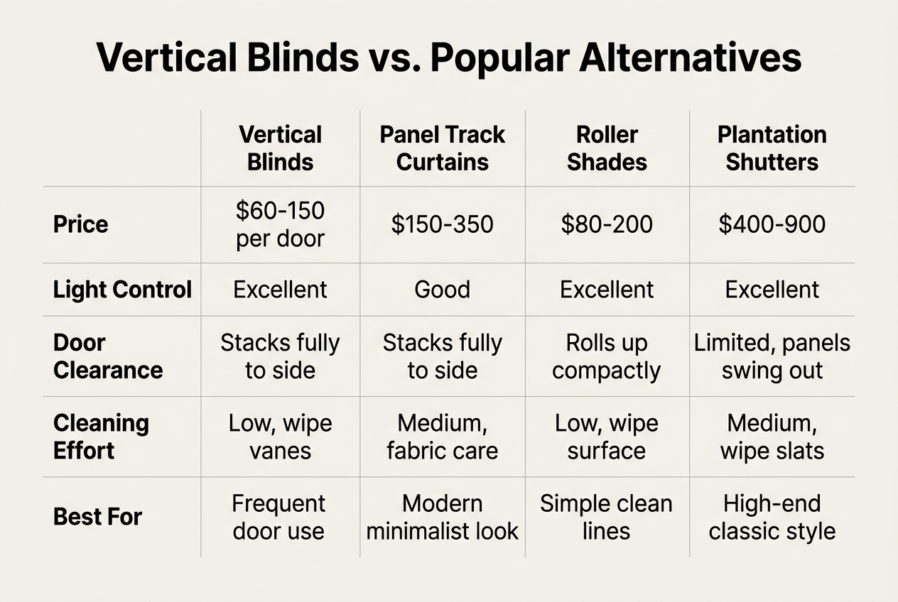 vertical blinds for sliding glass doors