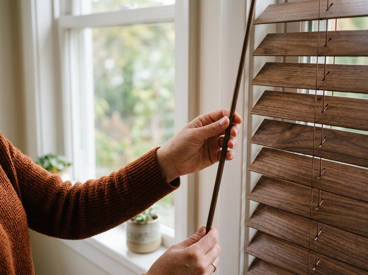 wood blinds