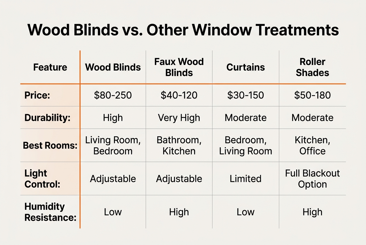wood blinds