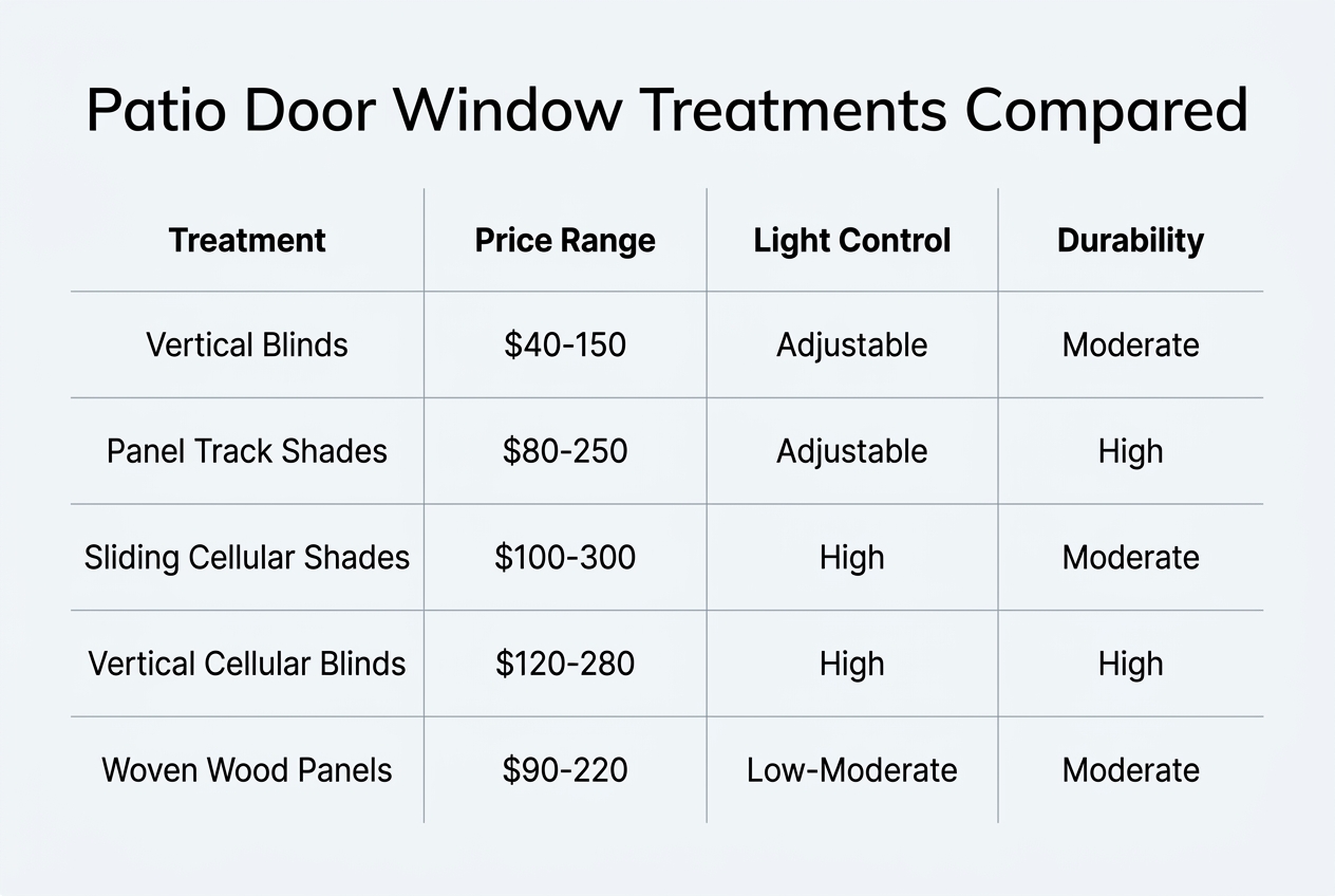 patio door blinds