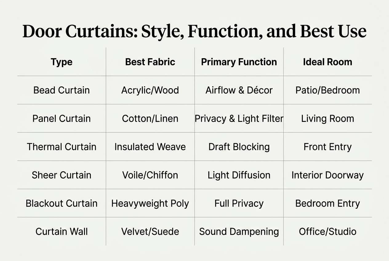 door curtains