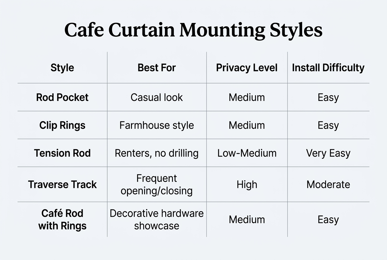 cafe curtains for kitchen