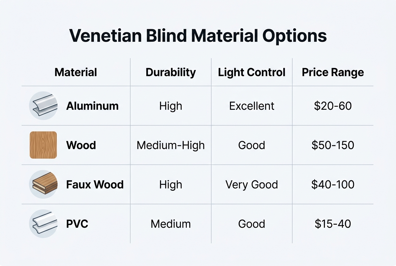 venetian blinds